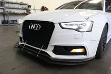 Load image into Gallery viewer, Audi S5 / RS5 Stock Bumper Carbon Fiber Front Wind Splitter 2013-2016
