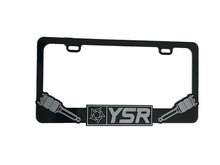 Load image into Gallery viewer, Yellow Speed Racing Acrylic License Plate Frame - Bagged Style