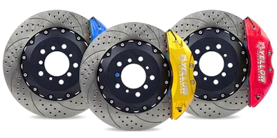 Yellow Speed Racing Rear 4 Piston Ultra Big Brake Kit - Volvo 200 Series 1975-1993