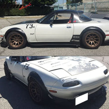Load image into Gallery viewer, 1990-1997 Miata NA MX5 4pcs Front + Rear 60mm Wide Fender Flares PU
