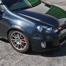 Load image into Gallery viewer, Universal Matte Black 2PCS 50mm Thickness Fender Flares Wheel Cover PU