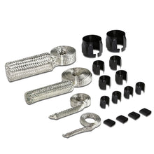 Load image into Gallery viewer, Universal Braided Stainless Steel Hose Set - Black