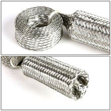 Load image into Gallery viewer, Universal Braided Stainless Steel Hose Set - Black