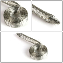 Load image into Gallery viewer, Universal Braided Stainless Steel Hose Set - Black