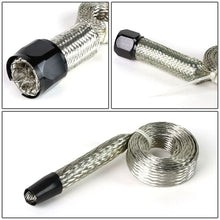 Load image into Gallery viewer, Universal Braided Stainless Steel Hose Set - Black