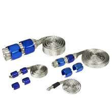Load image into Gallery viewer, Universal Braided Stainless Steel Hose Set - Blue