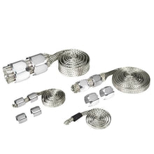 Load image into Gallery viewer, Universal Stainless Steel Braided Hose Set - Silver