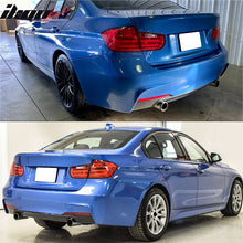 Load image into Gallery viewer, 2012-2018 BMW F30 M-Tech Rear Bumper 335i Single Muffler Twin Outlet