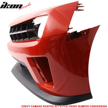 Load image into Gallery viewer, Fits 10-13 Camaro ZL1 Front Bumper Paintedinferno Orange Metallic