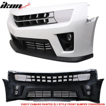 Load image into Gallery viewer, Fits 10-13 Chevy Camaro ZL1 Front Bumper Olympic White - PP