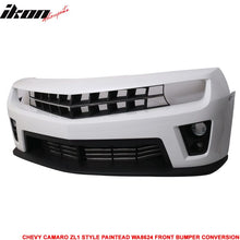 Load image into Gallery viewer, Fits 10-13 Chevy Camaro ZL1 Front Bumper Olympic White - PP