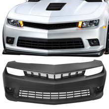 Load image into Gallery viewer, 2014-2015 Chevy Camaro SS Style Front Bumper Cover Conversion PP