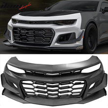 Load image into Gallery viewer, 2016-2024 Chevy Camaro 1LE Style Front Bumper &amp; Factory Rear Diffuser