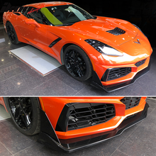 Load image into Gallery viewer, 2014-2019 Chevy Corvette C7 Front Bumper Kits Upgrade To 2019 ZR1 PP