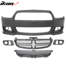 Load image into Gallery viewer, 2011-2014 Dodge Charger Front Bumper Cover SRT8 Style Unpainted  PP