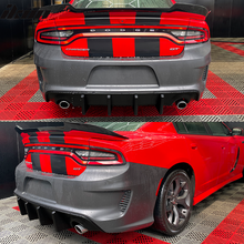 Load image into Gallery viewer, 2015-2023 Dodge Charger Standard Sedan Rear Bumper Kits Diffuser PP