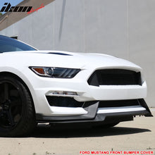 Load image into Gallery viewer, 2015-2016Â Ford Mustang GT350 Black Front Rear Bumper Conversion PP