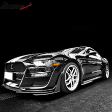 Load image into Gallery viewer, 2018-2023 Ford Mustang GT500 Style Black Primer Front Bumper Lip PP