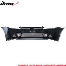 Load image into Gallery viewer, 2006-2011 Honda Civic Mugen Style Painted Taffeta White Front Bumper
