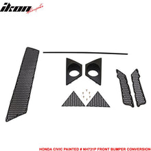 Load image into Gallery viewer, 2006-2011 Honda Civic Mug Style Paint Crystal Black Pearl Front Bumper