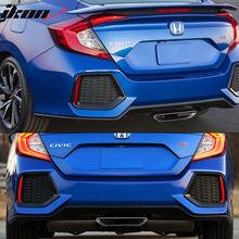 Load image into Gallery viewer, 2016-2021 Honda Civic Sedan SI Style Unpainted Rear Bumper PP + ABS
