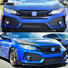 Load image into Gallery viewer, 2016-2018 Honda Civic Type-R Front Bumper &amp; Lip Gloss &amp; DRL Light