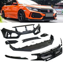 Load image into Gallery viewer, 2016-2021 Honda Civic 10th-Gen Type-R Style Front Bumper Conversion