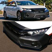 Load image into Gallery viewer, 2016-2021 Honda Civic Type-R Front Bumper + Grille + Lip Gloss Black