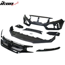 Load image into Gallery viewer, 2016-2021 Honda Civic Type-R Front Bumper + Grille + Lip Gloss Black