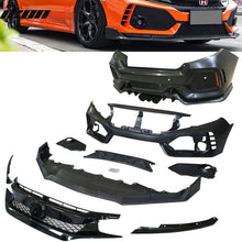 Load image into Gallery viewer, 2016-2021 Honda Civic Sedan Type R Style CTR Bumper + Lip +Grille