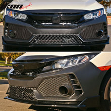 Load image into Gallery viewer, 2016-2021 Honda Civic Sedan Type R Style CTR Bumper + Lip +Grille