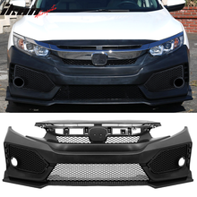 Load image into Gallery viewer, 2016-2021 Honda Civic Sedan Coupe CTR Front Bumper Conversion PP