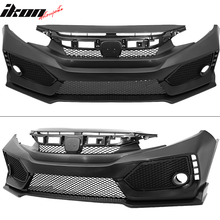 Load image into Gallery viewer, 2016-2021 Honda Civic Sedan Coupe CTR Front Bumper Conversion PP