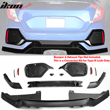 Load image into Gallery viewer, 2017-2021 Honda Civic HB TypeR Style Primer Front Bumper Conversion PP