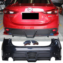 Load image into Gallery viewer, 2014-2016 Mazda 3 Sedan KS Style Rear Bumper Conversion W/ LED Lights