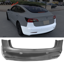Load image into Gallery viewer, 2017-2023 Tesla Model 3 OEM Style Unpainted Rear Bumper Conversion PP