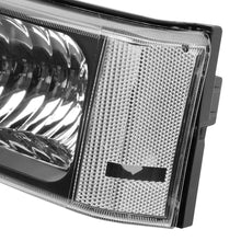 Load image into Gallery viewer, 2003-2007 Chevrolet Avalanche Silverado Bumper Lights Black Clear