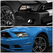Load image into Gallery viewer, 2010-2014 Ford Mustang Black Bumper Lights