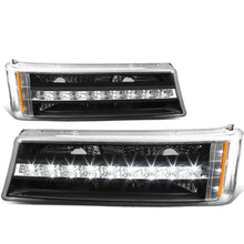 Load image into Gallery viewer, 03-06 Chevrolet Silverado Avalanche LED DRL Bumper Lights Black