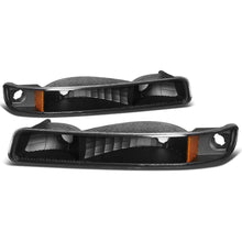 Load image into Gallery viewer, 99-07 GMC Sierra Yukon Black Amber Corner Bumper Lights 2PC