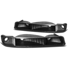 Load image into Gallery viewer, 99-07 GMC Sierra/Yukon Black Clear Corner Bumper Lights