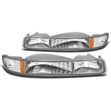 Load image into Gallery viewer, 99-06 GMC Sierra / Yukon Chrome Amber Corner Bumper Lights 2PC