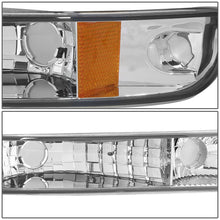 Load image into Gallery viewer, 99-06 GMC Sierra / Yukon Chrome Amber Corner Bumper Lights 2PC