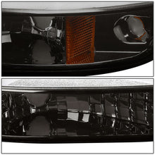 Load image into Gallery viewer, 99-07 GMC Sierra / 00-06 Yukon Smoke Amber Corner Bumper Lights 2PC