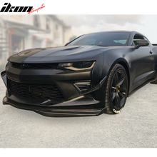 Load image into Gallery viewer, 2016-2018 Chevy Camaro SS Textured Black Front Bumper Canards 2PC