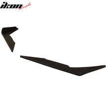 Load image into Gallery viewer, 2016-2018 Chevy Camaro SS Textured Black Front Bumper Canards 2PC