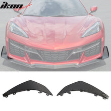 Load image into Gallery viewer, 2023-2025 Chevrolet Corvette C8 Z06 Front Bumper Canards Carbon Fiber