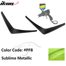 Load image into Gallery viewer, 2015-2023 Dodge Charger SRT 2PC Painted Front Bumper Canard PP