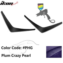 Load image into Gallery viewer, 2015-2023 Dodge Charger SRT 2PC Painted Front Bumper Canard PP