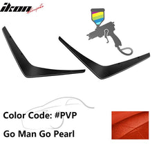 Load image into Gallery viewer, 2015-2023 Dodge Charger SRT 2PC Painted Front Bumper Canard PP
